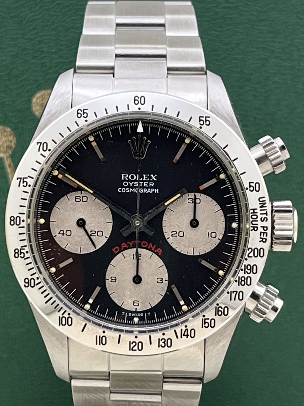 circa1980 Ref.6265 Big Red Black Dial MK-2 No Line Pusher 日本