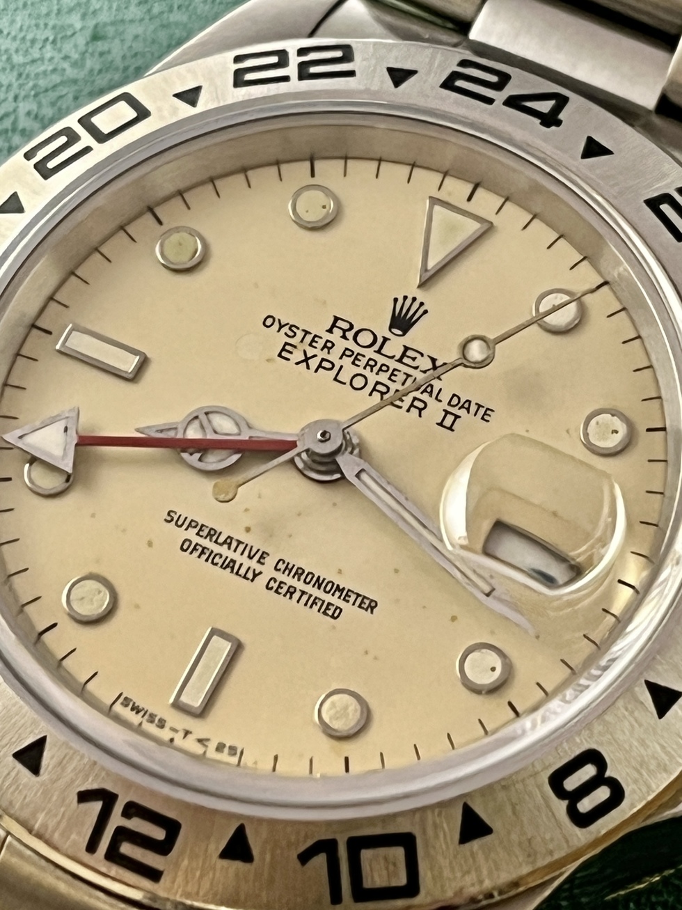 circa1984 Ref.16550 RAIL Ivory (Panna) センタースプリットダイアル