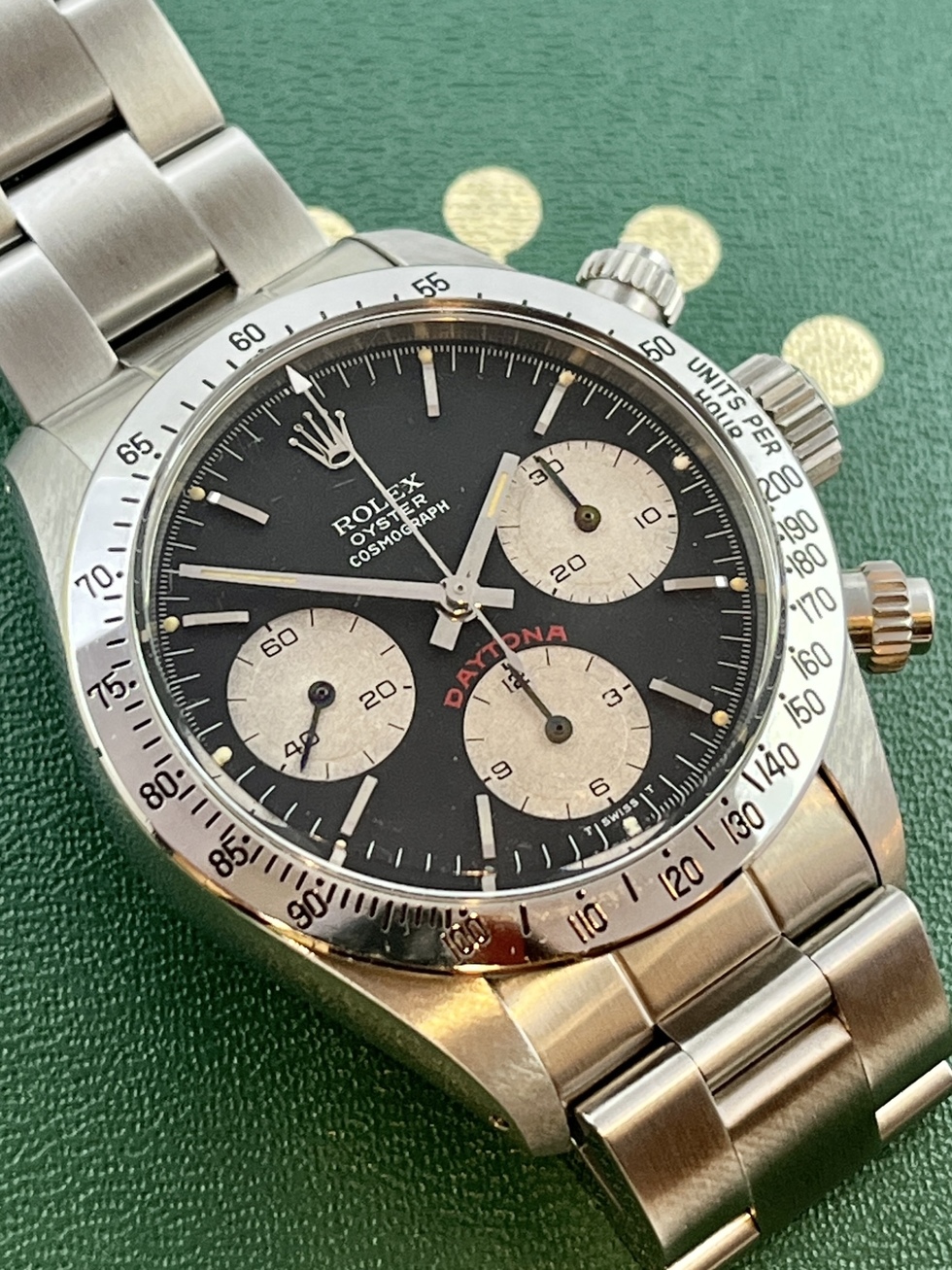 circa1980 Ref.6265 Big Red Black Dial MK-2 No Line Pusher 日本