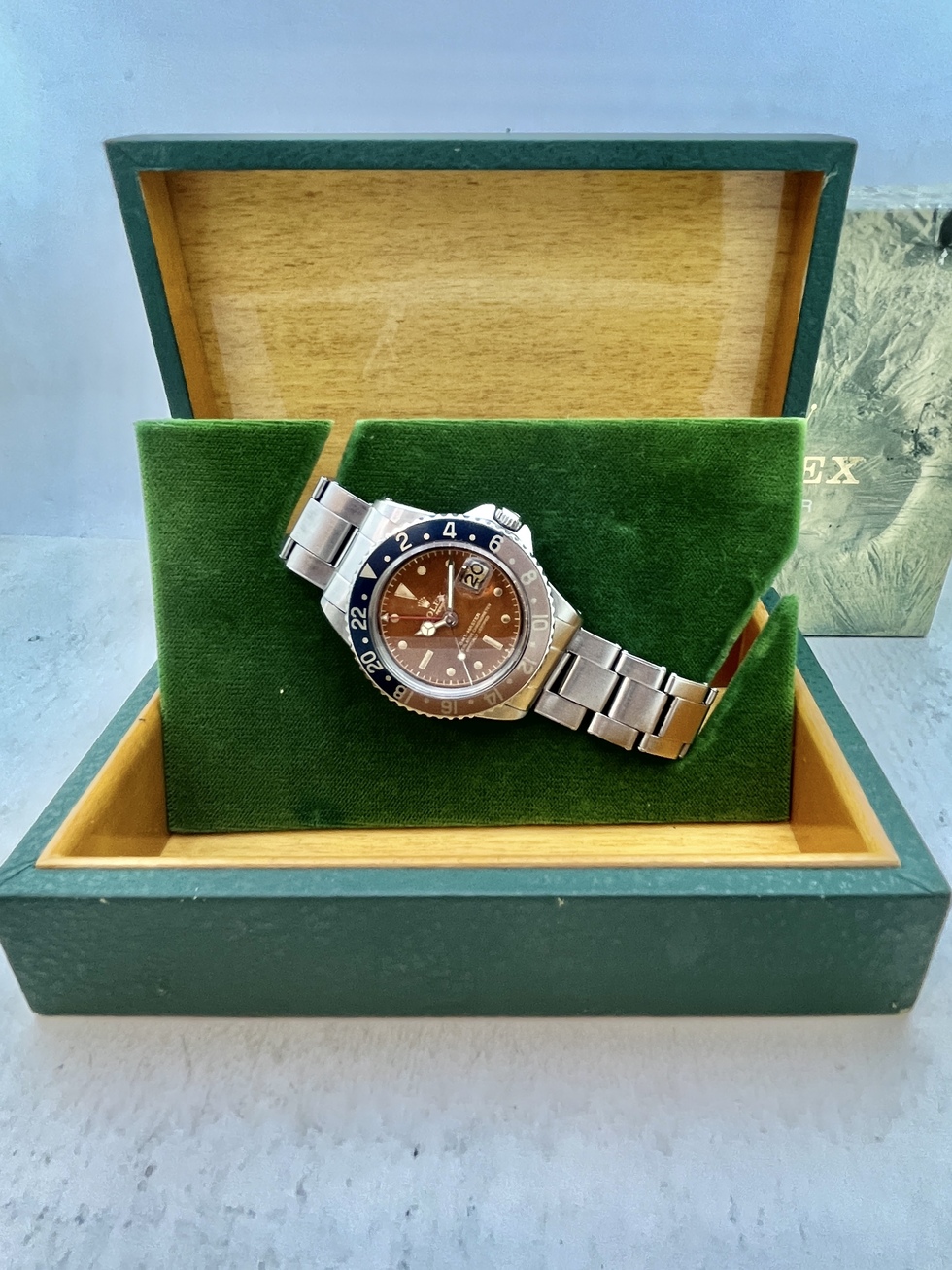 circa1960 Ref.1675MM Chapterring Gilt Tropical Dial Fat Font Faded